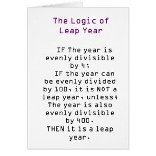 The Logic of Leap Year