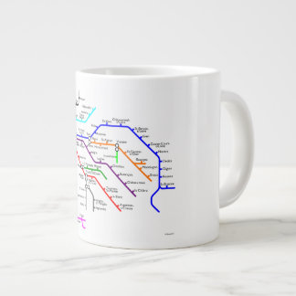 The Loire River system coffee mug