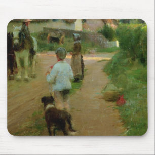 The Loiterers, 1888 (oil on canvas) Mouse Mat
