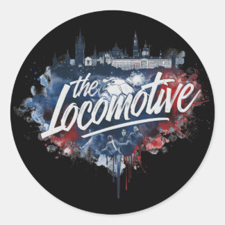 the Lokomotive - the nickname of the Rep. Ceko Classic Round Sticker