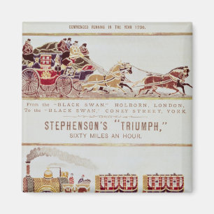 The 'London and York' Royal Mail Coach Magnet