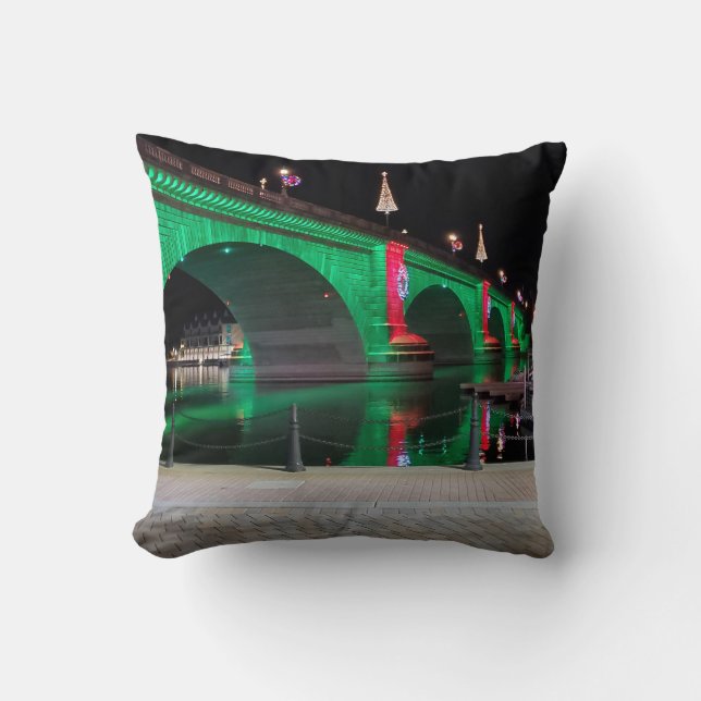 The London Bridge, Lake Havasu, Az. Cushion (Front)