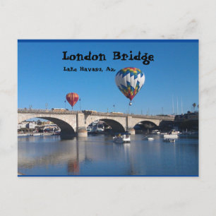 The London Bridge, Lake Havasu, Az.  Postcard