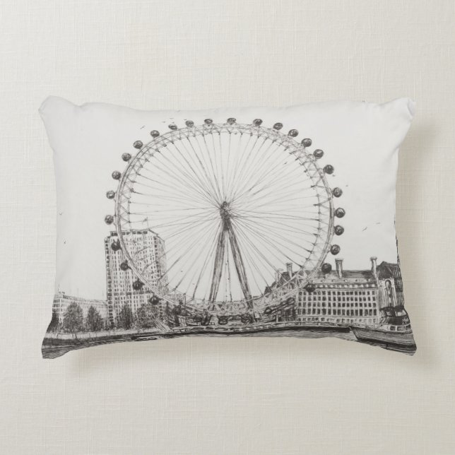 The London Eye 30/10/2006 Decorative Cushion (Front)