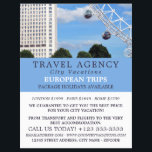 The London Eye, London City, Travel Agency Flyer<br><div class="desc">The London Eye,  London City,  Travel Agency Advertising Flyers By The Business Card Store.</div>