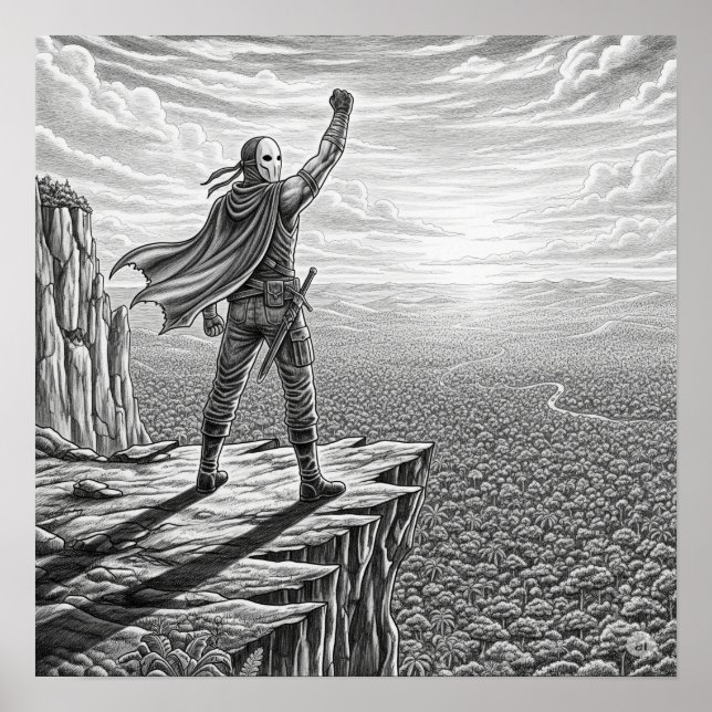 The Lone Hero Poster (Front)