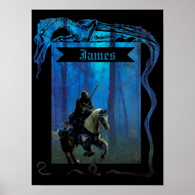 The Lone Knight: A Journey Through the Mist Poster (Front)