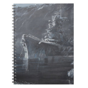 The Lone Queen Of The North Tirpitz Norway1944 Notebook