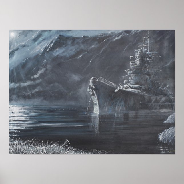 The Lone Queen Of The North Tirpitz Norway1944 Poster (Front)