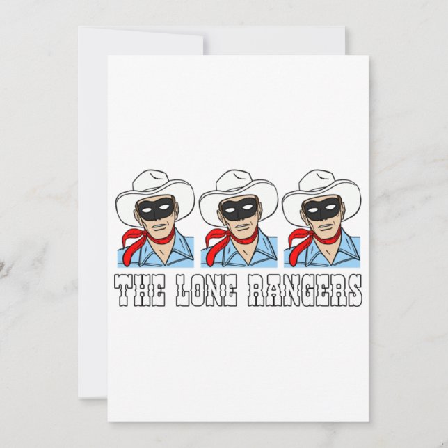 The Lone Rangers Invitation (Front)