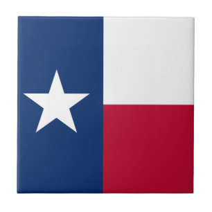 The Lone Star Flag Texas Flag Tile