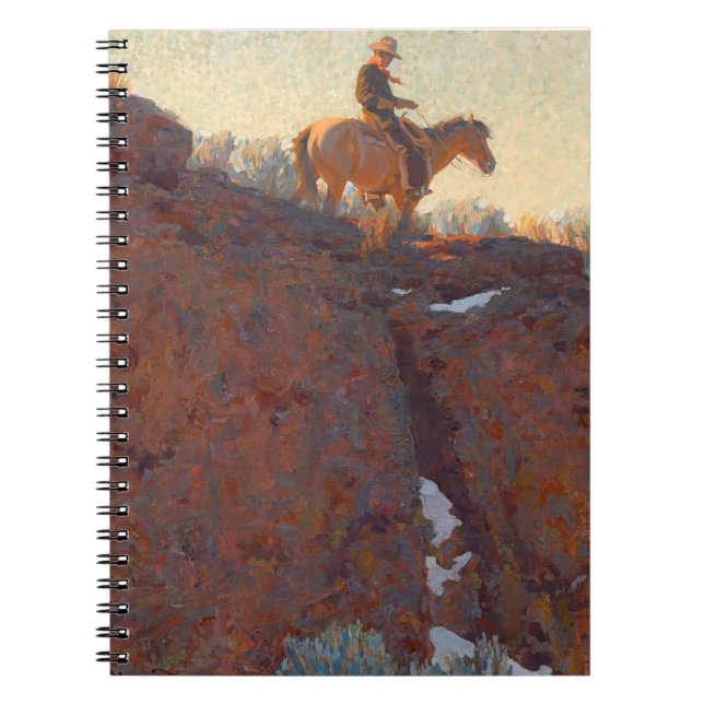 The lone trail by Maynard Dixon Notebook (Front)