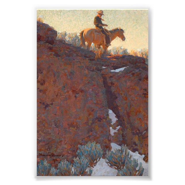The lone trail by Maynard Dixon Photo Print (Front)