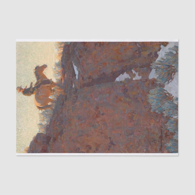 The lone trail by Maynard Dixon Tissue Paper (Front)