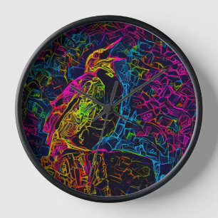 The Lonely Bird 3 Clock