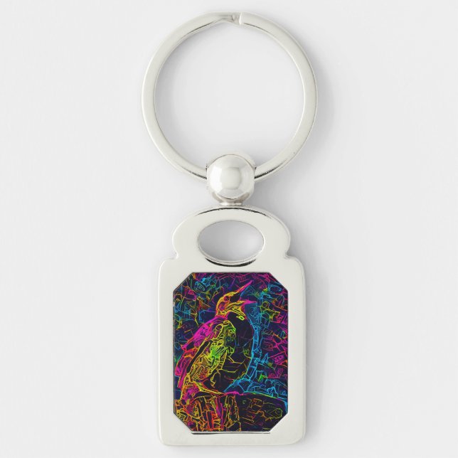 The Lonely Bird 3 Key Ring (Front)