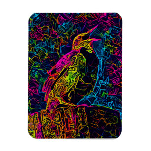 The Lonely Bird 3 Magnet