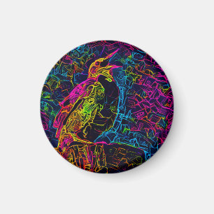 The Lonely Bird 3 Magnet