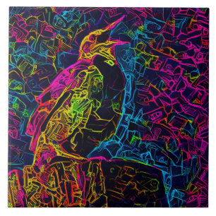 The Lonely Bird 3 Tile