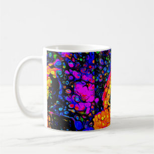 The Lonely Bird 4: Liquid Art Style Coffee Mug