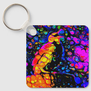 The Lonely Bird 4: Liquid Art Style Key Ring