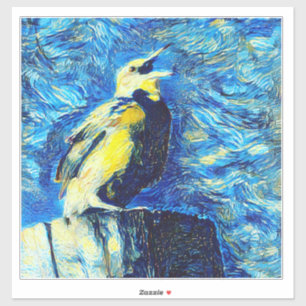 The Lonely Bird VanGogh Style 