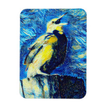 The Lonely Bird VanGogh Style 