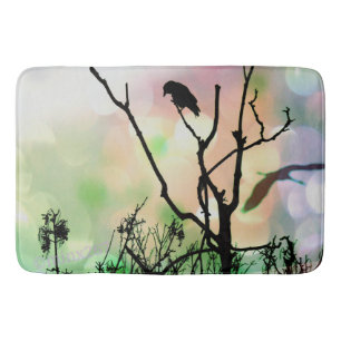 The Lonely Crow Bath Mat