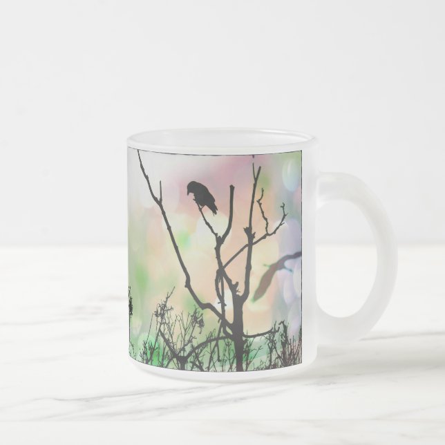 The Lonely Crow Frosted Mug (Right)