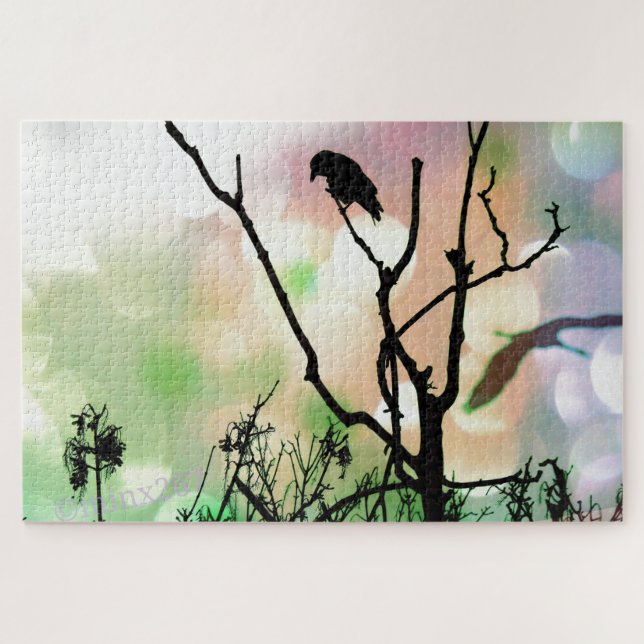 The Lonely Crow Jigsaw Puzzle (Horizontal)