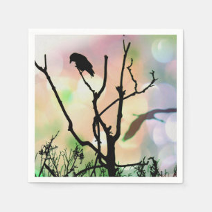 The Lonely Crow Paper Napkins