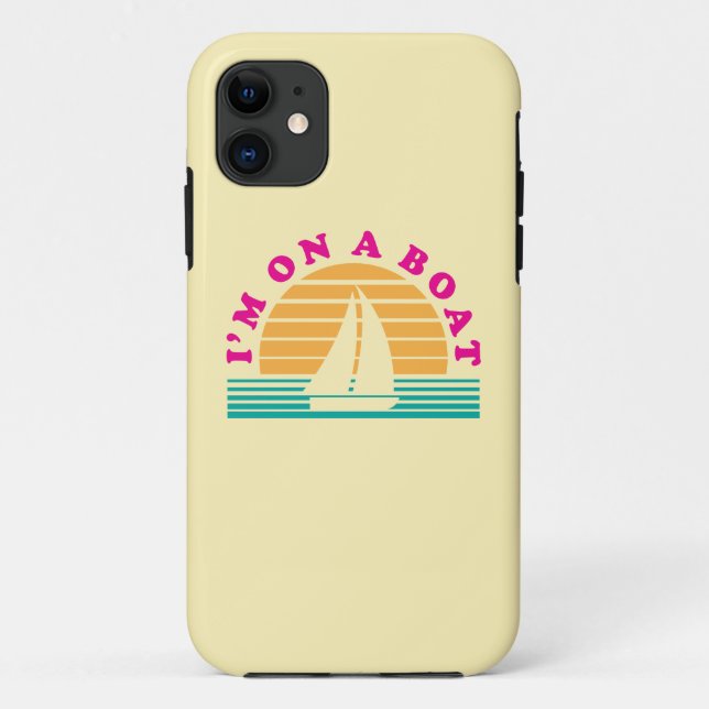 The Lonely Island On A Boat Case-Mate iPhone Case (Back)
