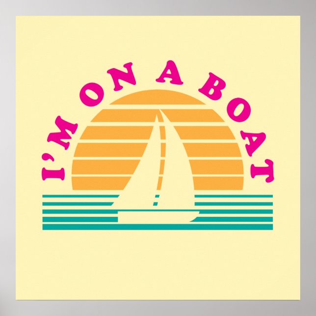 The Lonely Island On A Boat Poster (Front)