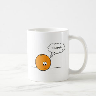 The Lonely Orange Coffee Mug