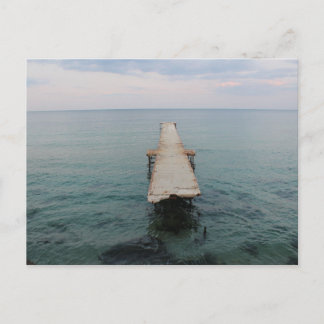 The lonely quay post card