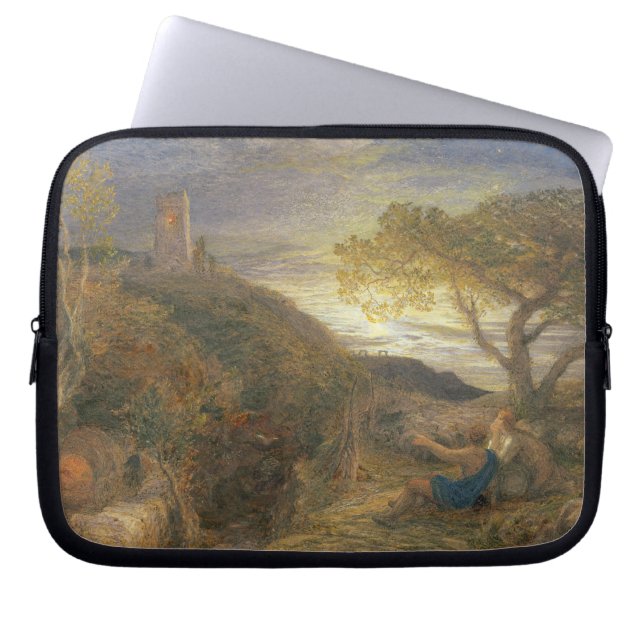 The Lonely Tower, 1868 (w/c & bodycolour and gum a Laptop Sleeve (Front)