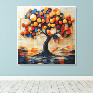 The lonely tree canvas print