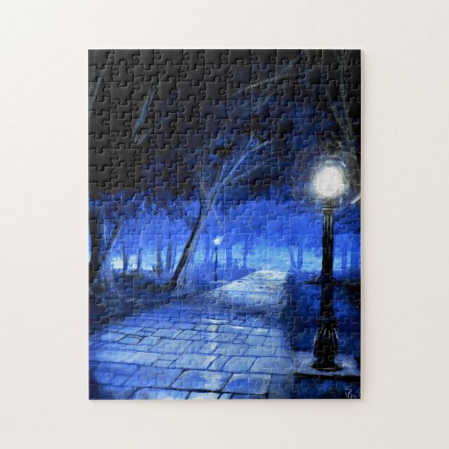The Lonely Walk of Solace Park Jigsaw Puzzle (Vertical)