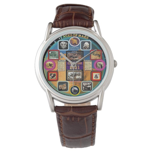 The long awaited Faces of Mars wrist, & pock watch (Front)