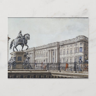 The long bridge with an aristocratic monument postcard