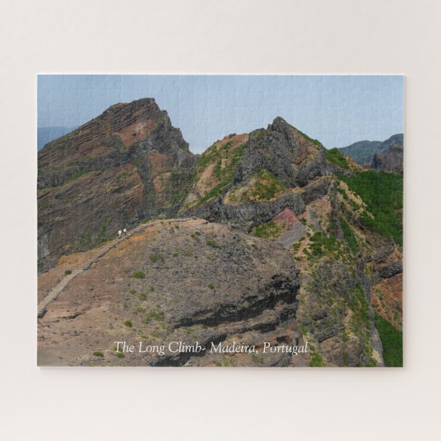 The Long Climb- Madeira, Portugal Jigsaw Puzzle (Horizontal)