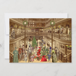 The Long List of Santa Claus Holiday Card