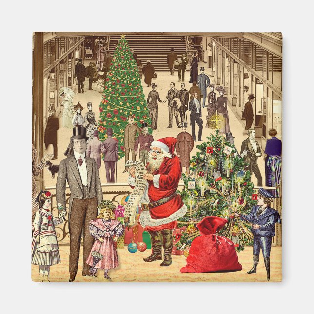 The Long List of Santa Claus Magnet (Front)