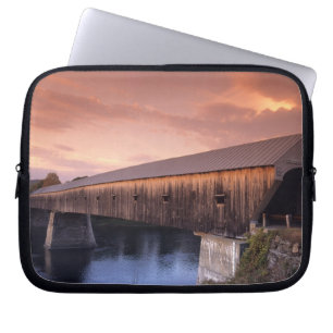 The longest covered bridge in the United States Laptop Sleeve