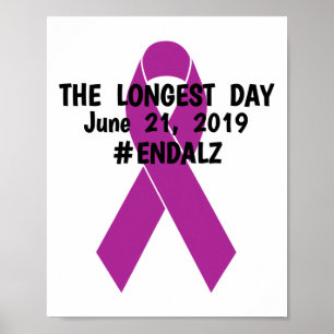 The Longest Day #endheimer June 21  Poster