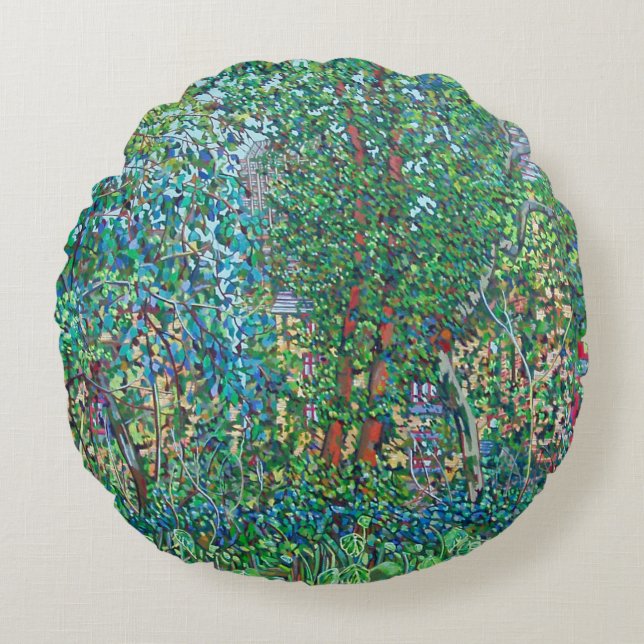 The Longest Day Round Cushion (Front)