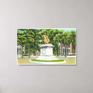 The Longfellow Monument # 2 Canvas Print