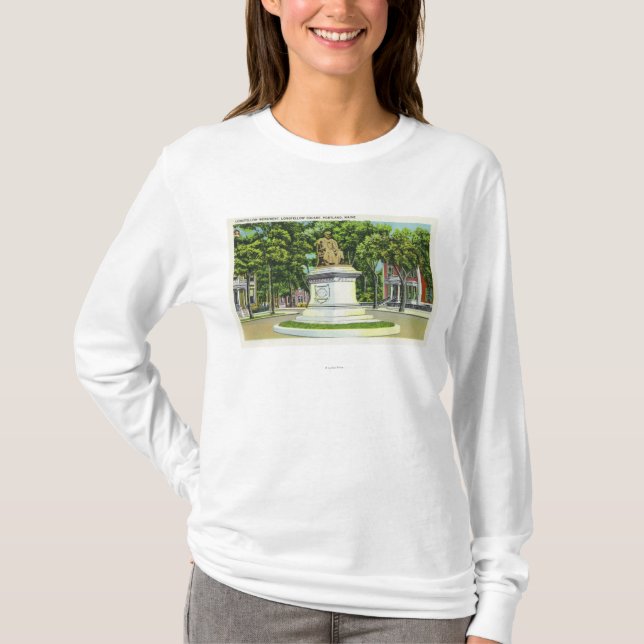 The Longfellow Monument # 2 T-Shirt (Front)