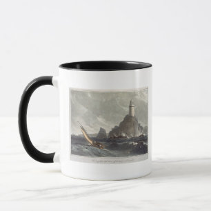 The longships lighthouse of Lands End, Cornwall, f Mug