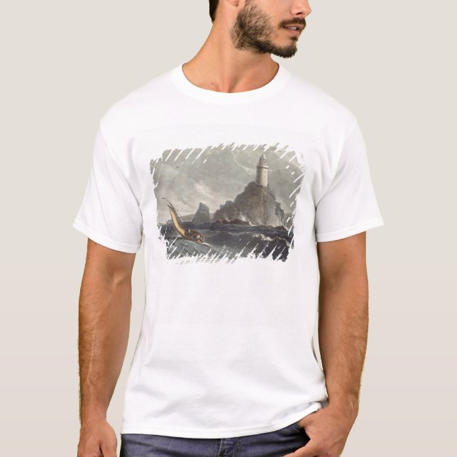 The longships lighthouse of Lands End, Cornwall, f T-Shirt (Front)